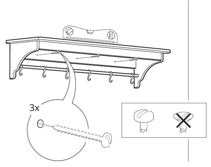 Final wall mounting step