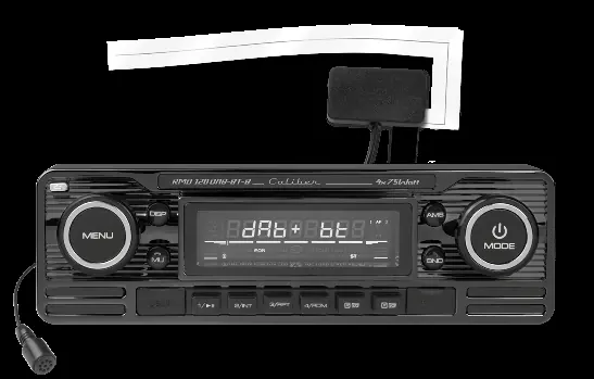 Caliber 120DAB front panel layout