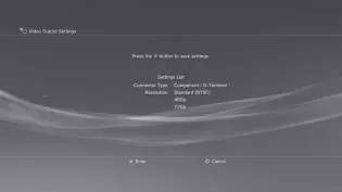 Confirm and save your video output settings.