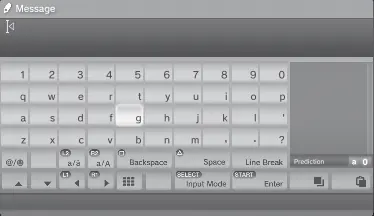 On-screen keyboard