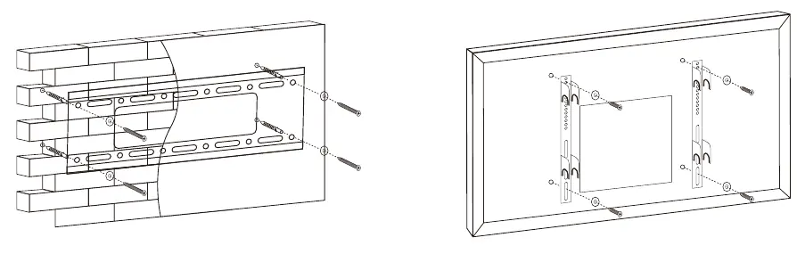 Wall mounting steps
