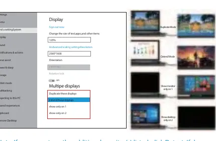 Windows display settings