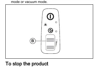 Start/stop controls