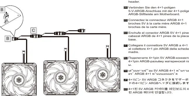 Step 3: ARGB connection