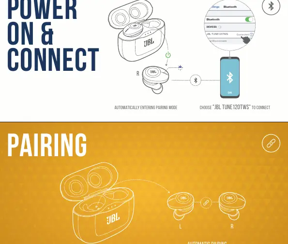 Automatic pairing and connection process