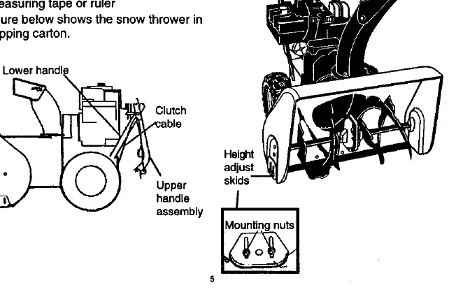 Snow thrower assembly overview