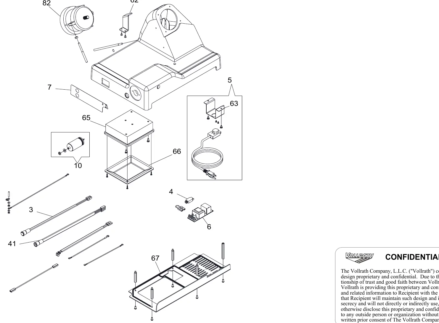 Motor and electrical assembly
