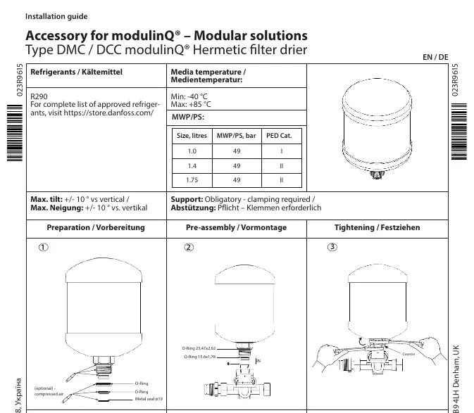 Installation diagram from the manual