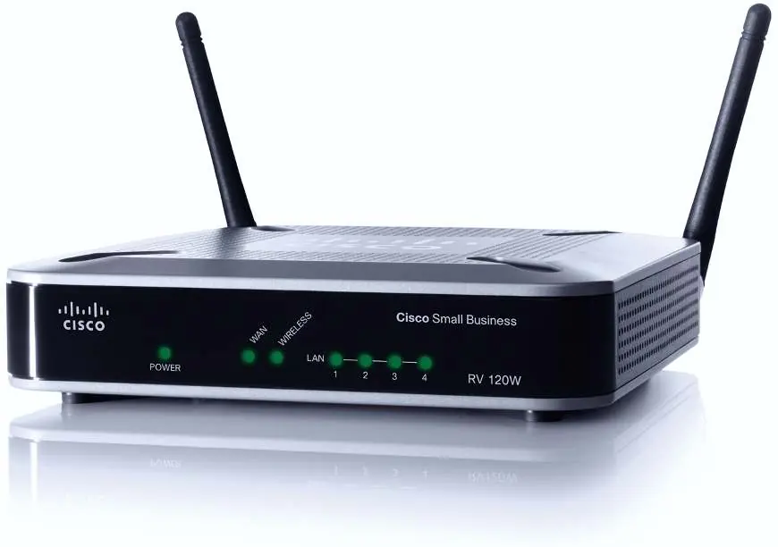 Cisco RV 120W Wireless-N VPN Firewall front view