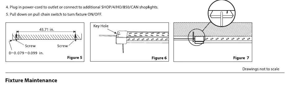 Flushmount installation diagram