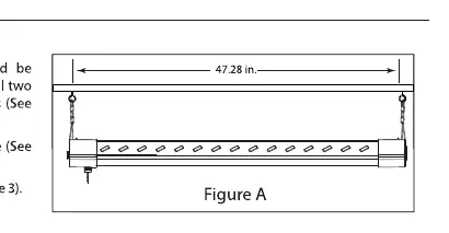 Chain and V-hook installation diagram