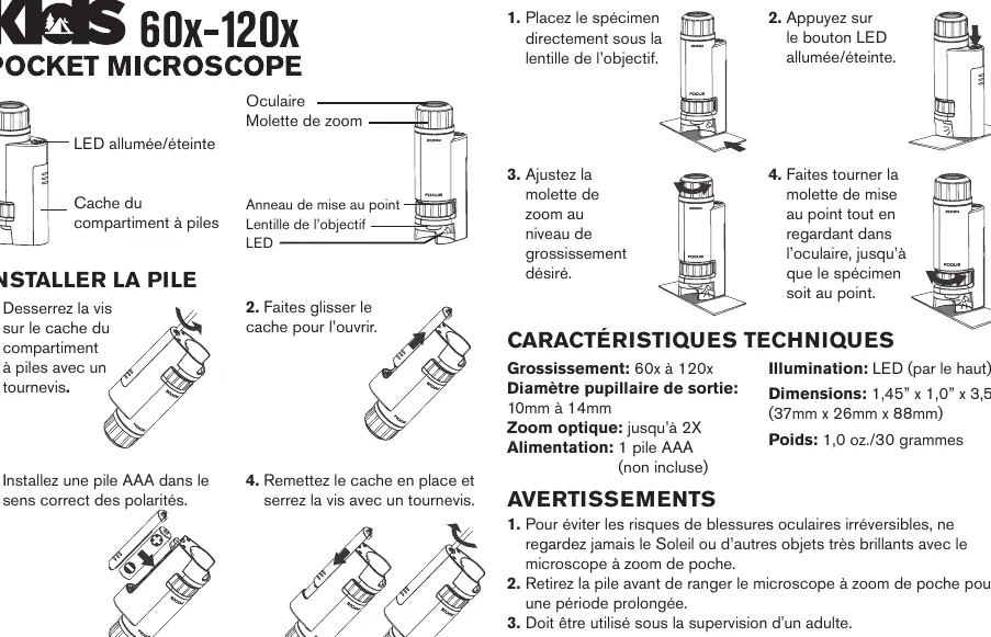 Device parts diagram with labels