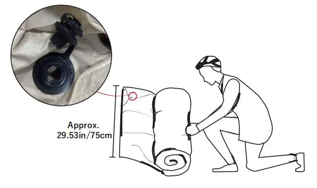 Folding the tent