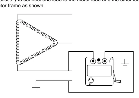 Motor connection diagram