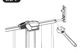 Step 7: Tightening the locking nuts