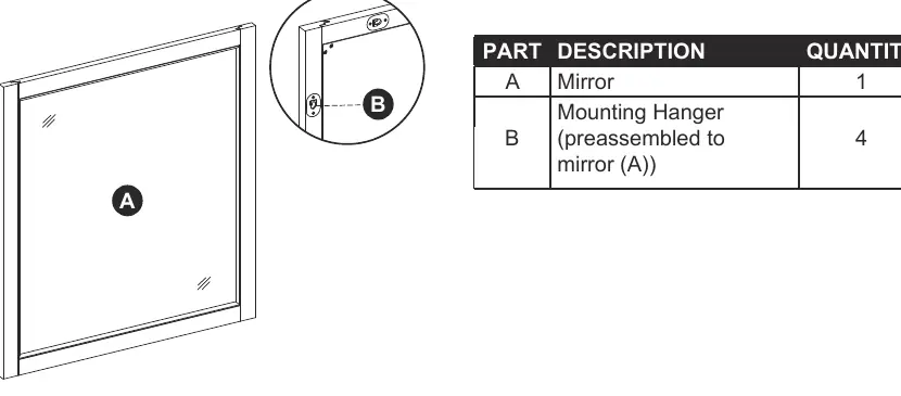 Package contents and hardware list
