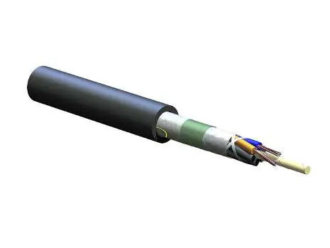 Industrial LSZH fiber optic cable exterior view