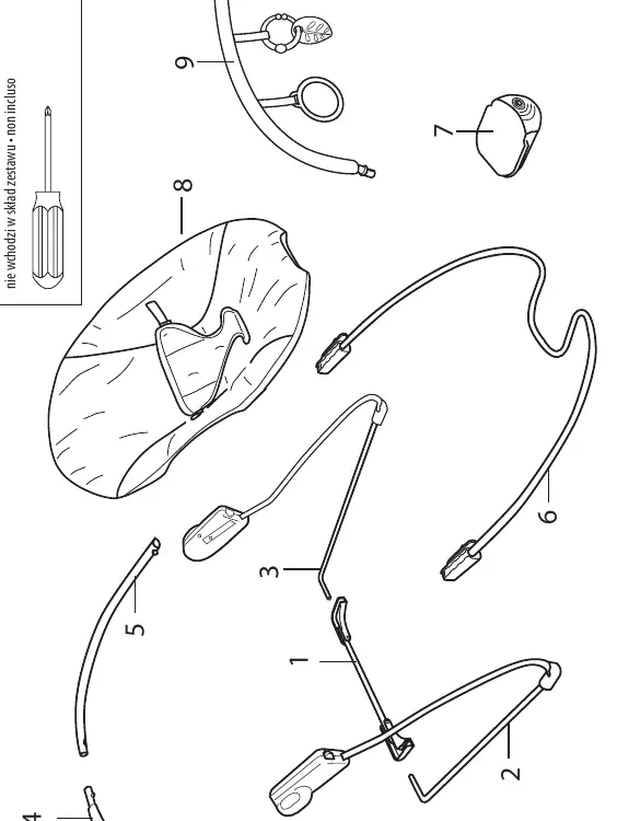 Parts identification diagram