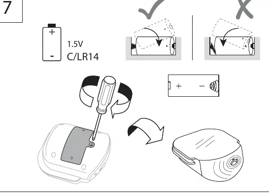Battery installation procedure