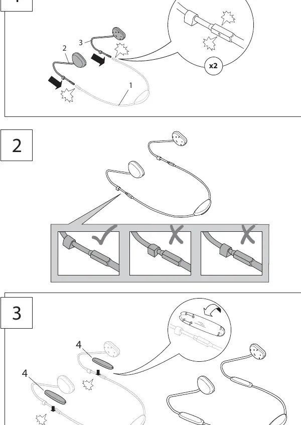 Assembly steps 1-3