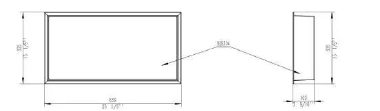 Review the product dimensions