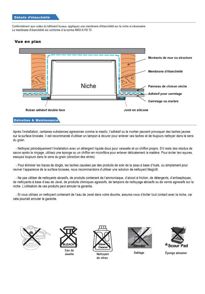 Review the cross-section and maintenance guide