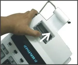 Opening the printer cover