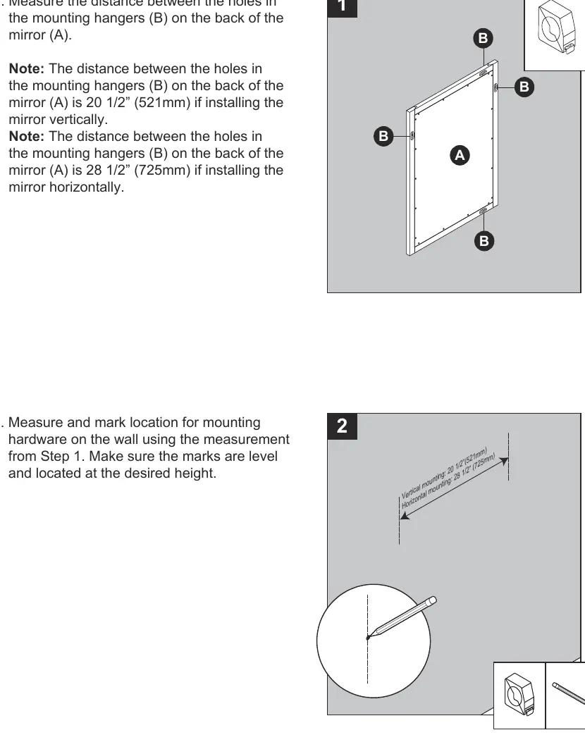 Measuring for installation