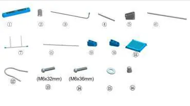 Parts reference list