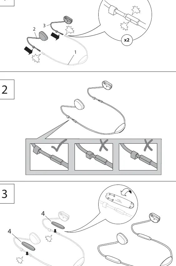 Assembly steps 1-3