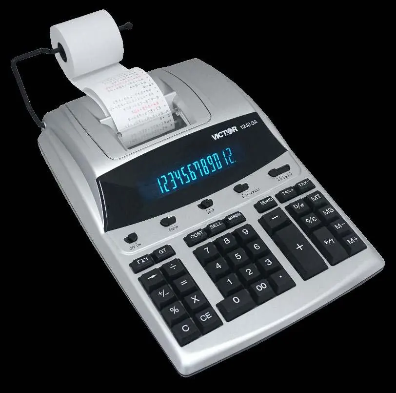 Victor 1240-3A Printing Calculator
