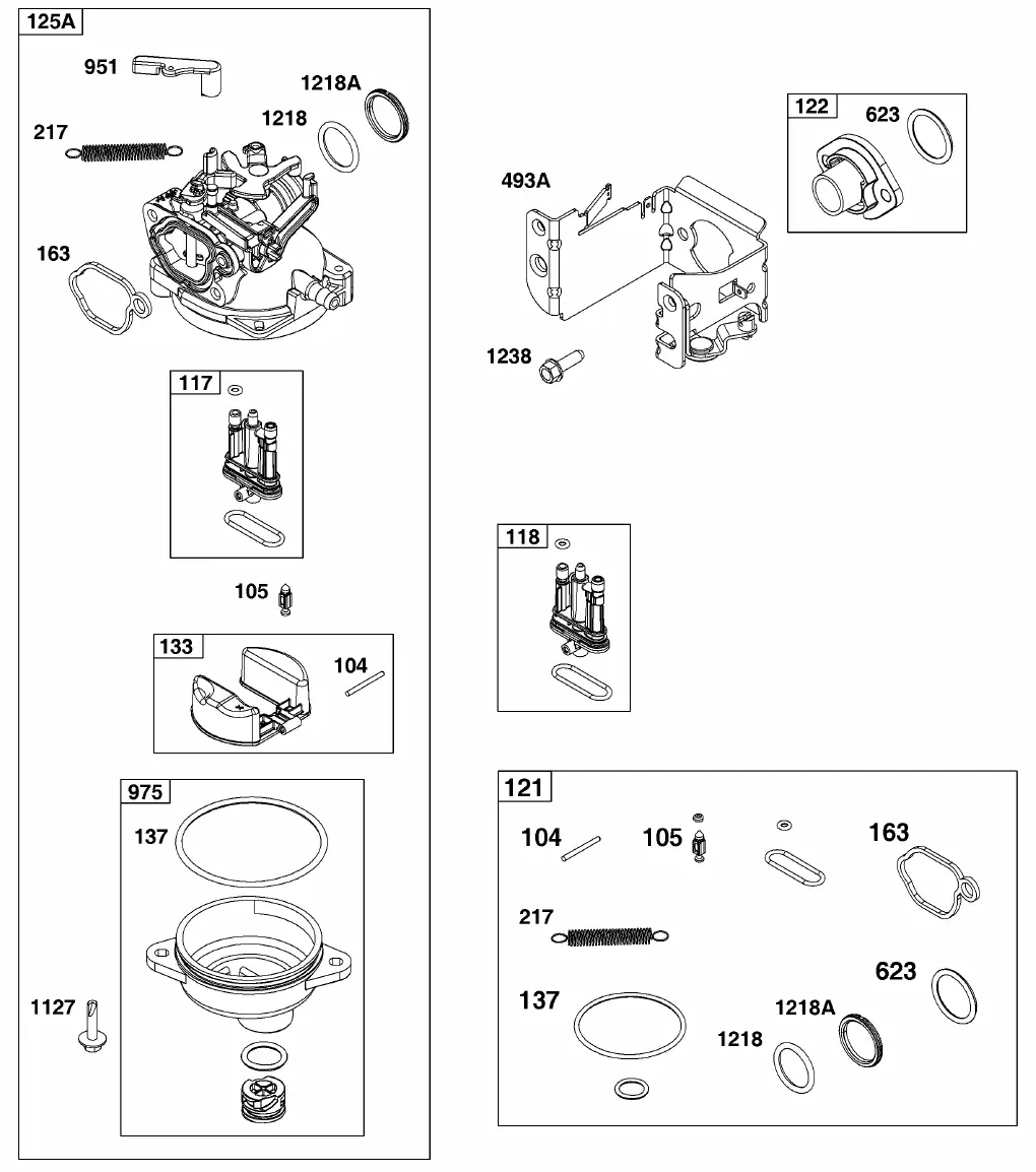 Carburetor Group diagram