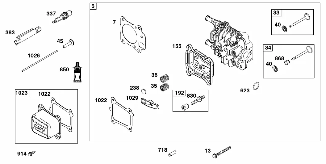Cylinder Head Group diagram