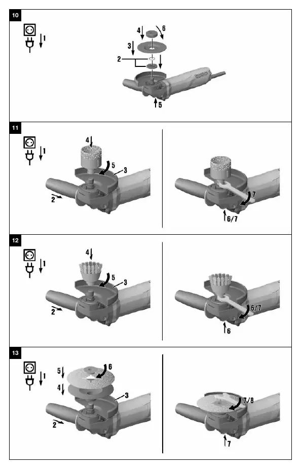 Disc installation procedures