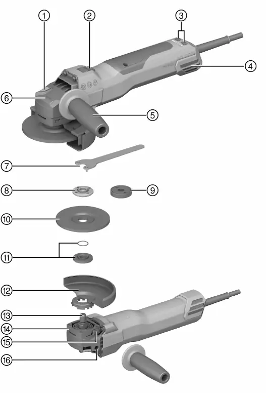 Product overview of the Hilti AG 125-20SE