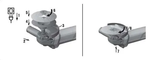 Fitting the wire brush