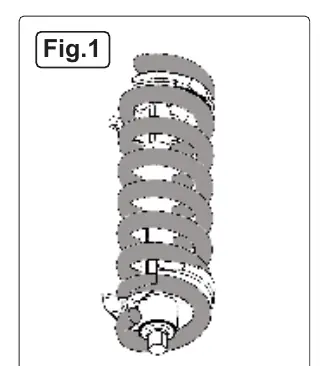 Telescopic spring compressor assembly