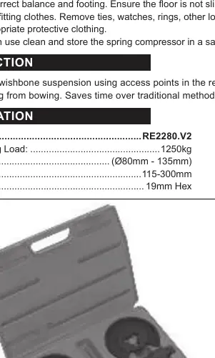 Fig.1: Telescopic Spring Compressor Overview