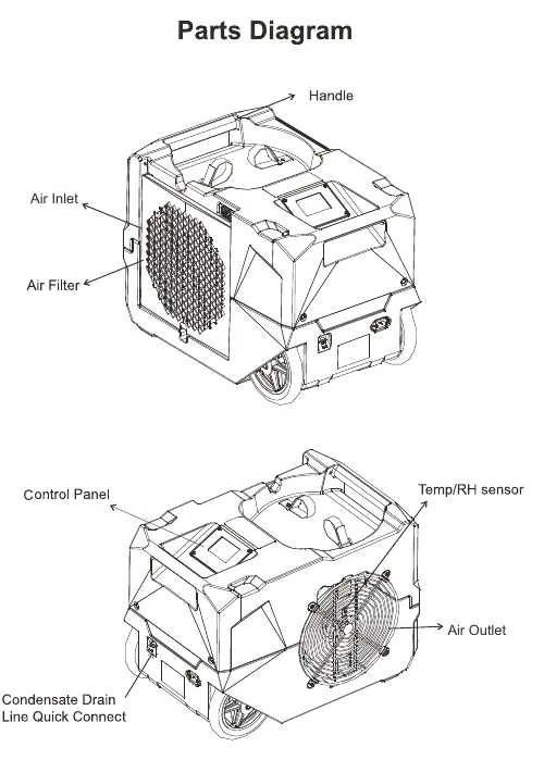 Parts Diagram of the Storm SLGR 1250X