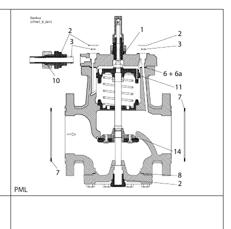 PML valve exploded diagram