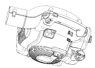 Inspect the air intake and housing area.