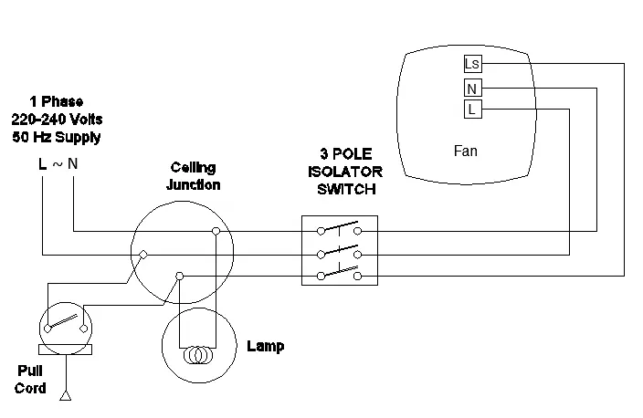 Wiring diagram for continuous trickle with boost facility