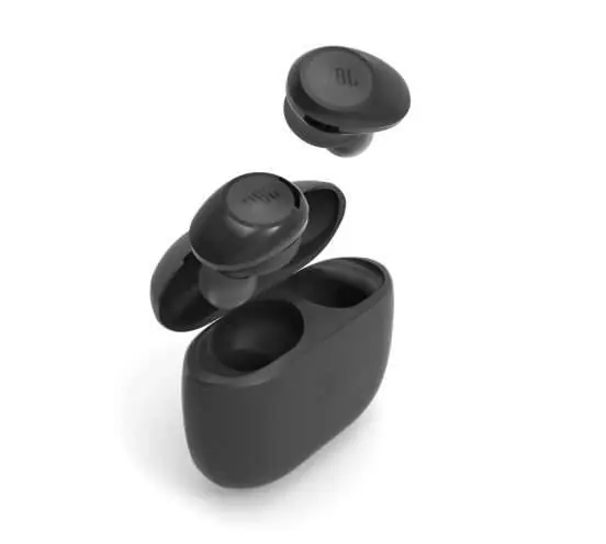 JBL TUNE 125TWS earbuds and charging case