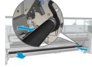 Tension roller lever position