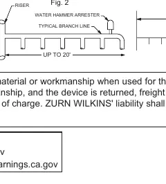 Placement for branch lines 20 feet or less