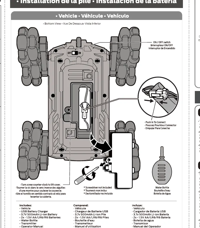 Vehicle battery installation steps