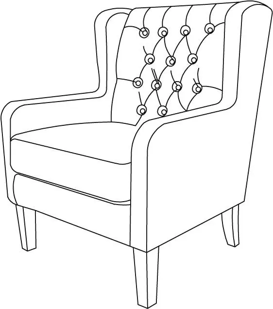 Completed chair