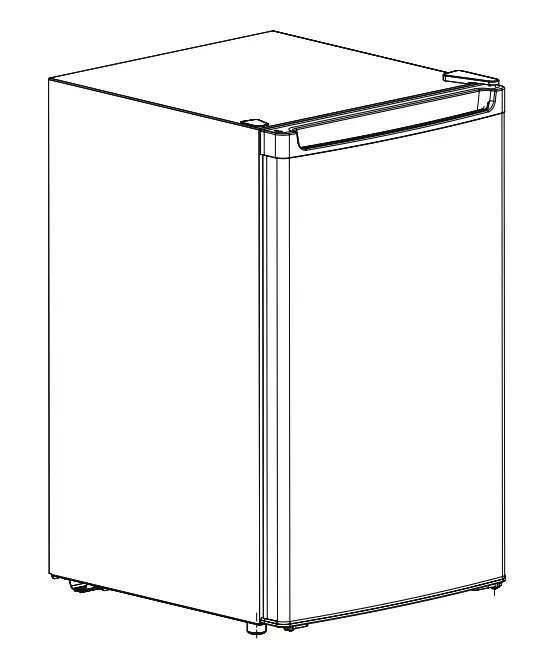 Euromaid 126L Bar Fridge dimensions and space requirements