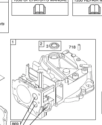 Engine assembly and gasket set components