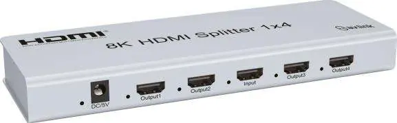 Front view of the 8K HDMI Splitter